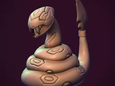 Seviper Pokemon Free 3D print model