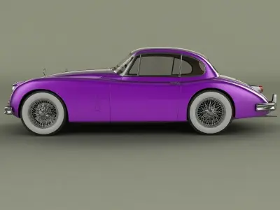 Jaguar XK150 Coupe 3D model