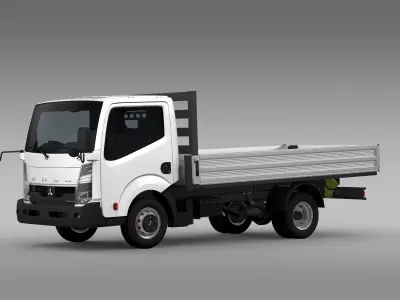 Mitsubishi Fuso Canter Guts Tipper 2015 3D model