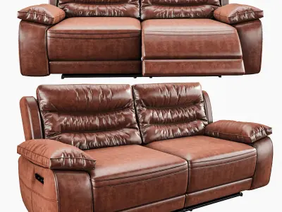 Harveys Monterano Recliner Sofa  and Non Recliner  3D model