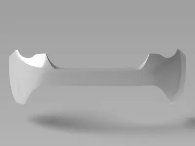 86 ZN6 Rear Bumper Exterior Surface - 3D Laser-Scanned 3D model