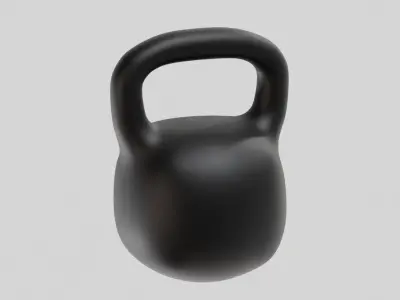 Kettlebell Low-poly 3D model