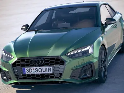 Audi A5 Coupe S-Line 2020 3D model