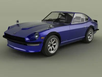 Datsun 240Z JDM and 240ZG 3D Model Pack