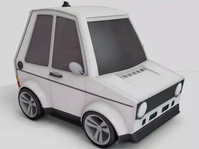 generic cartoon car  3D model