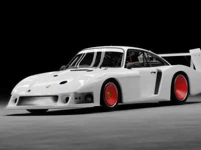 Porsche 935-78 3D model