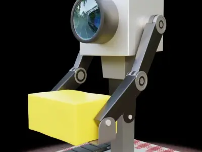 Butter Passing Robot from Rick and Morty 3D model