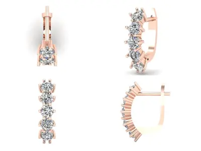 Earrings n 66 3D print model