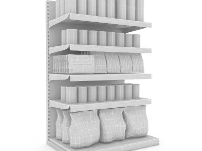 3D canned food 08 Low-poly 3D model