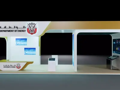 Department of Energy Exhibition Booth 3D Model Expo Stand Design 3D model
