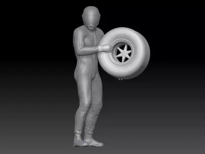 FORMULA ONE PIT STOP 16 3D print model