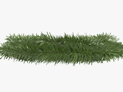 Christmas wreath 04 3D model