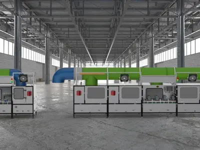 Motor aging test machine  3D model