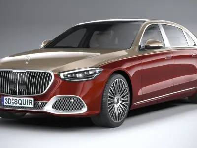 Mercedes-Benz S-Class Maybach 2021 3D model