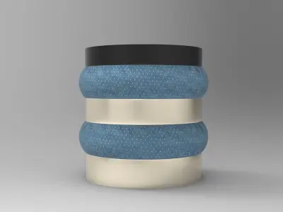 Cova Side Table Low-poly 3D model