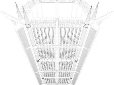 Synth Tower 3D model