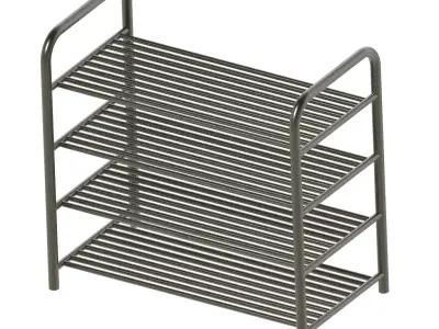 Exquisite Metal Rack 3D print model
