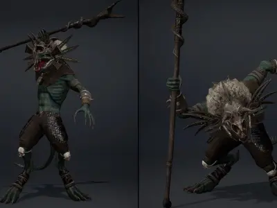 Mage Mage Arm1 Low-poly 3D model