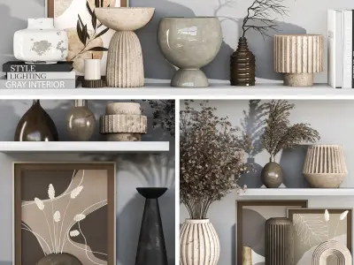 Decorative set 013 3D model