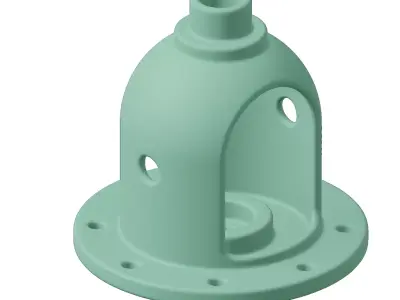 Plastic Automotive Differential Case Toy 3D model