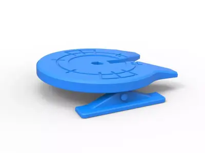 Fifth wheel of Semi truck Scale 1 to 25 3D print model