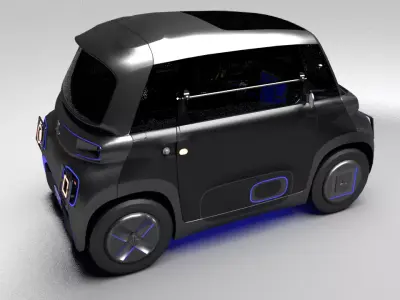 Playstation Car 3D model