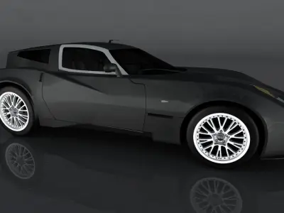 Spada Vetture Sport Low-poly 3D model