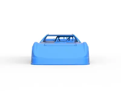 Shell of Dirt Modified Super stock car Scale 1 to 25 3D print model