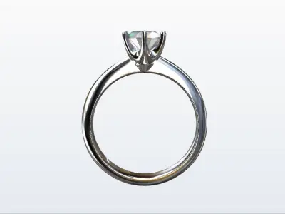 engagement ring 3D print model