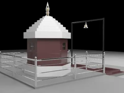 Temple hindu 3D model