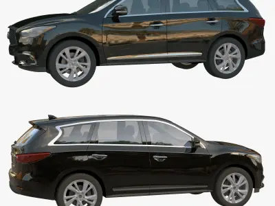 Crossover infiniti suv 3D model