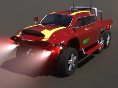 super car concept  3D model purchase