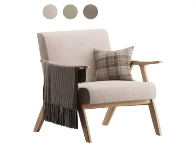 Verona Accent Chair 3D model