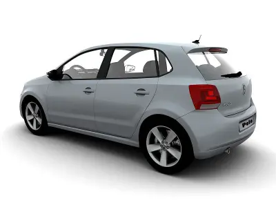 Volkswagen Polo 5doors 2010 3D model
