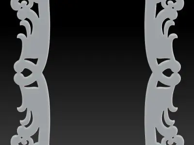 Decorative frame 8 3D print model