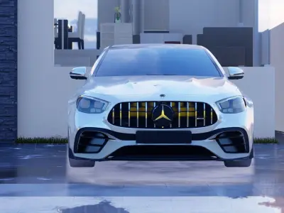 Mercedes E63 Amg Sedan 2021 3D model