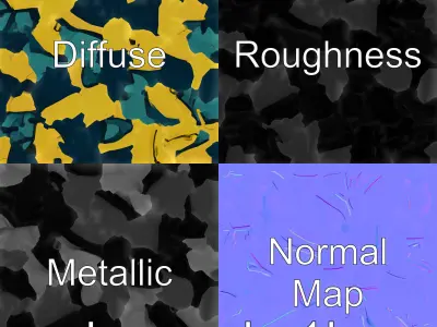 Futuristic Flying Taxi Concept Vehicle Low-poly 3D model