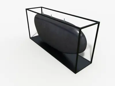 Overscale Candle M Low-poly 3D model