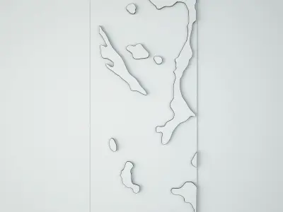 Teak Root Mirror 7 3D model