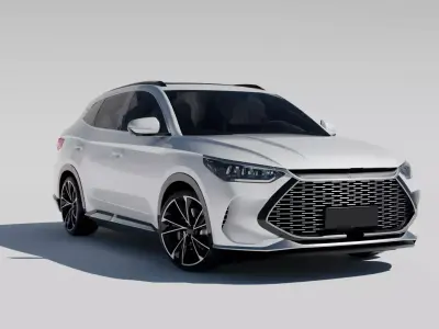  BYD Song Pro SUV 3D Model RIGGED 3D model