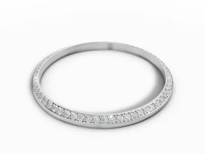 40mm Diamond watch bezel  3D print model