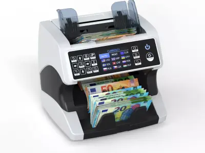 money Counter machine  3D model