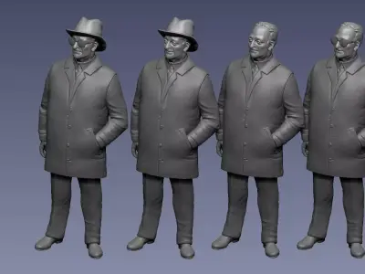 Enzo Ferrari Old 3D print model