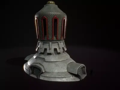 building 17 Low-poly 3D model