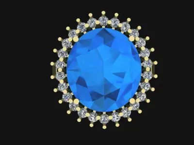 Jewelry Ring 3D print model 18