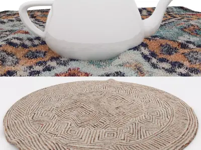 Rugs No 1045 Low-poly 3D model