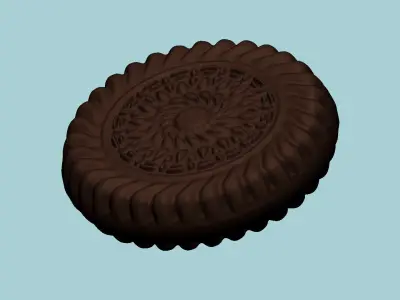 Cookie Mould 07 - Biscuit Silicon Molding 3D print model