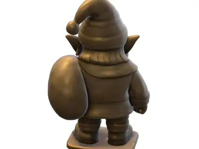 gnome decoration  Low-poly 3D model