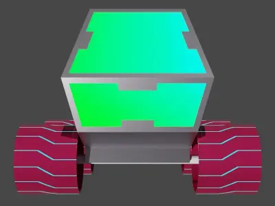 Space Vehicle Car 3D model