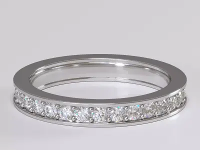 Endless ring one row 3D print model